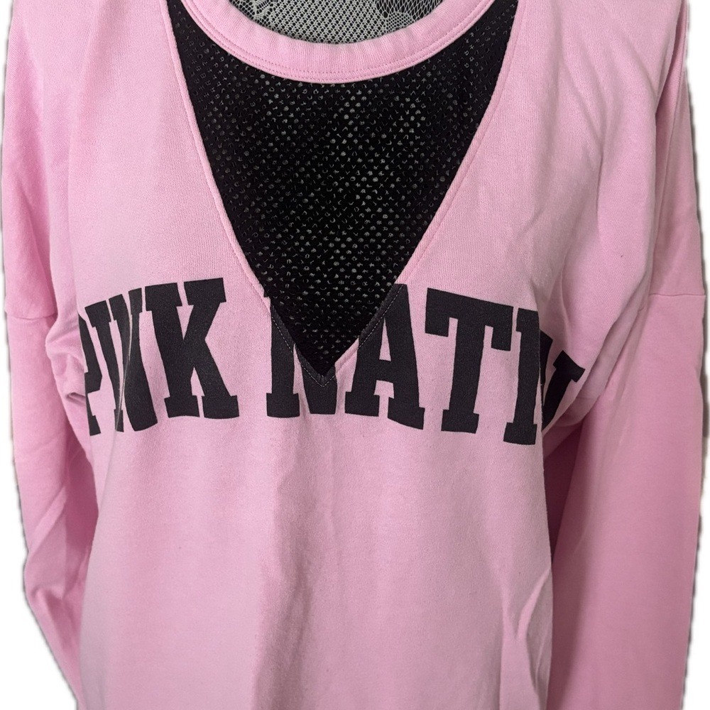 Pink Nation Pink tunic Sweatshirt Size Medium